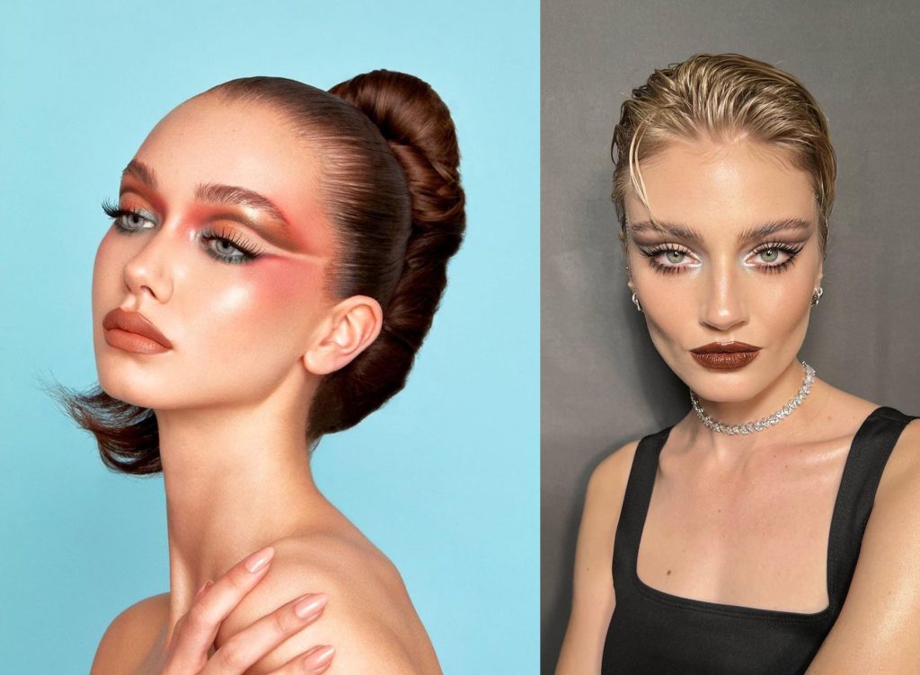 خط چشم کریس برجسته بر روی صورت