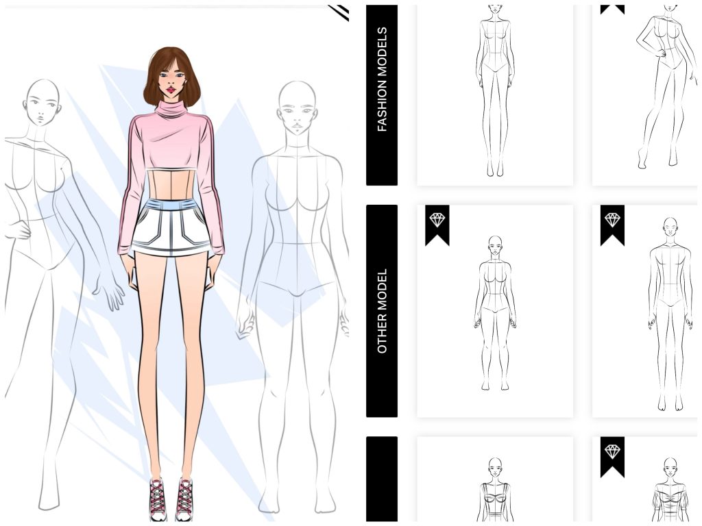 برنامه Fashion Illustration ساخته شده توسط Sky Apps
