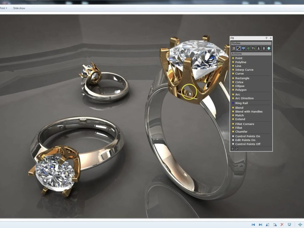 محیط نرم افزار طراحی جواهر Matrix