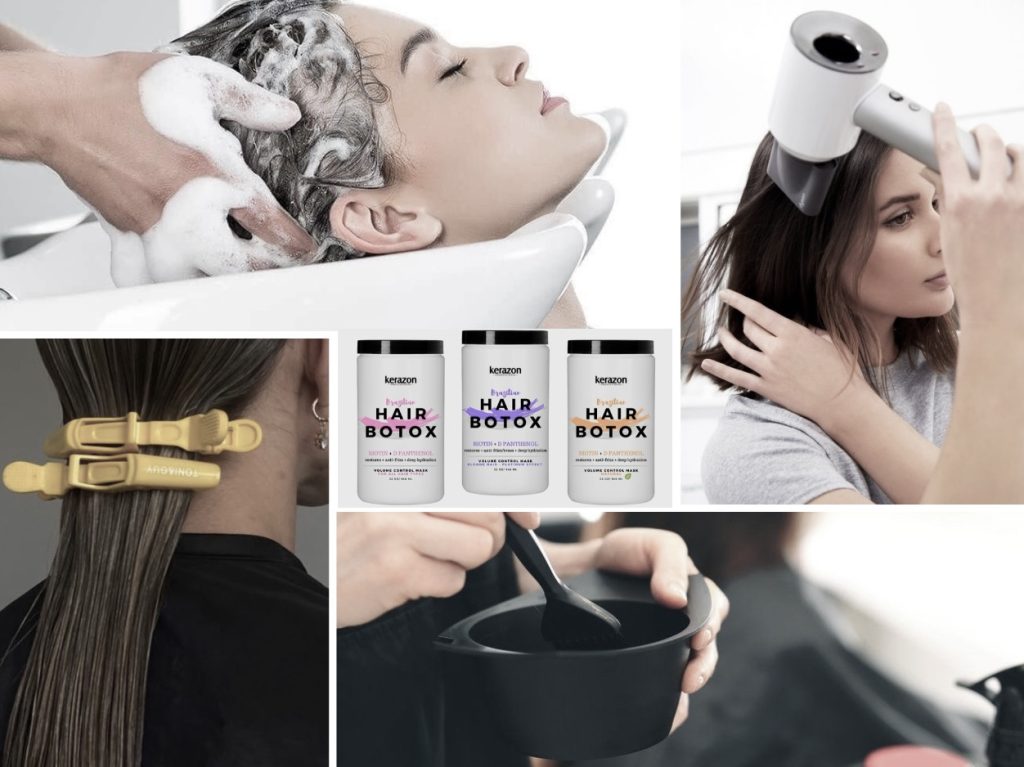 پروسه ۴ مرحله‌ای برای انجام تکنیک بوتاکس مو