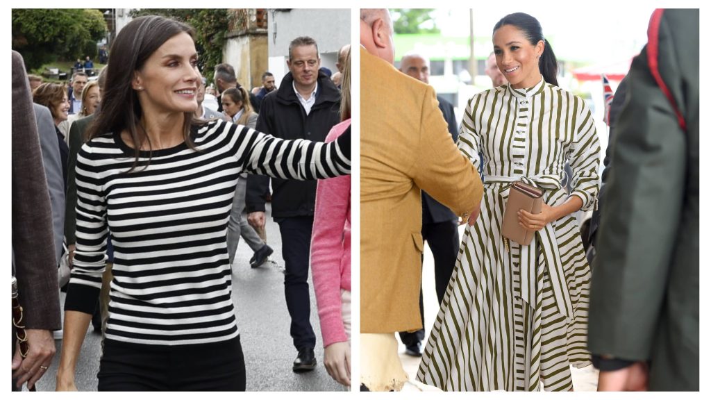 پیراهن‌های راه راه در استایل سلطنتی 