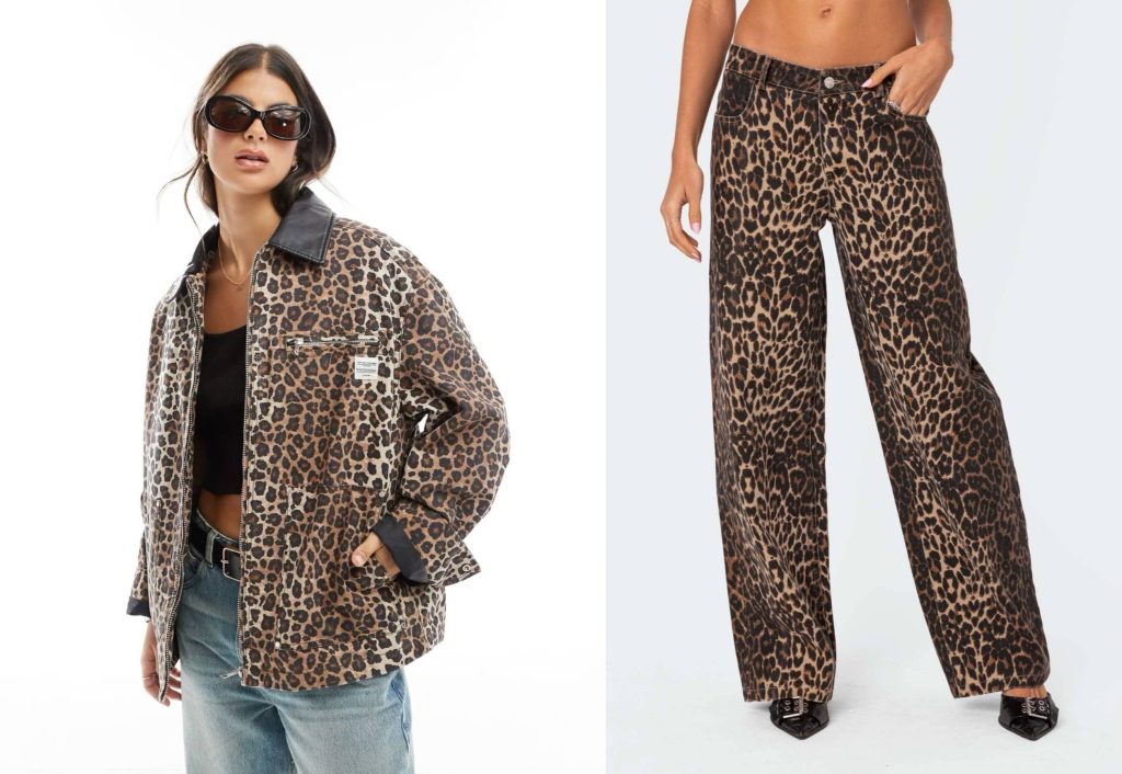 کت و شلوار طرح پلنگی در ترند زنانه ۱۴۰۳