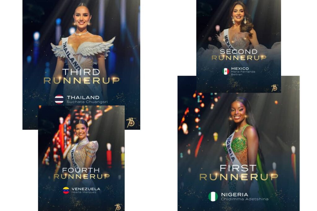 تصویر چهار فینالیست نهایی دختر شایسته۲۰۲۴