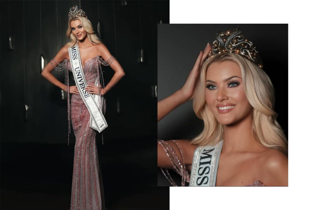 ویکتوریا کایر با تاج دختر شایسته جهان