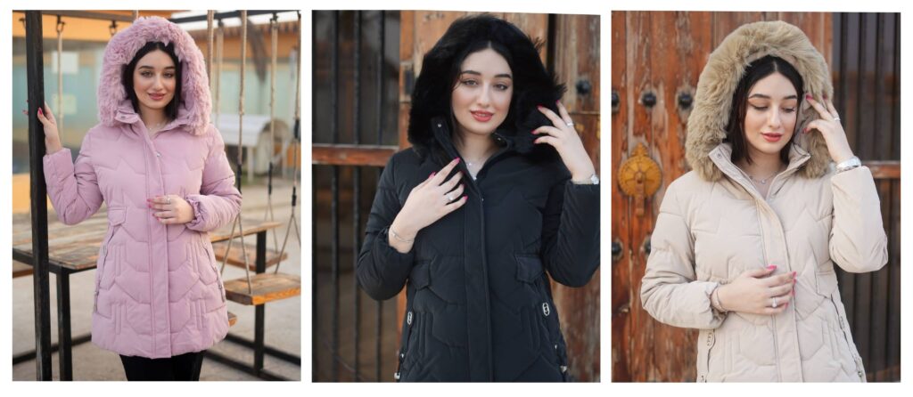 کاپشنهای کلاهدار زنانه از استایل زمستانی دانشجویی