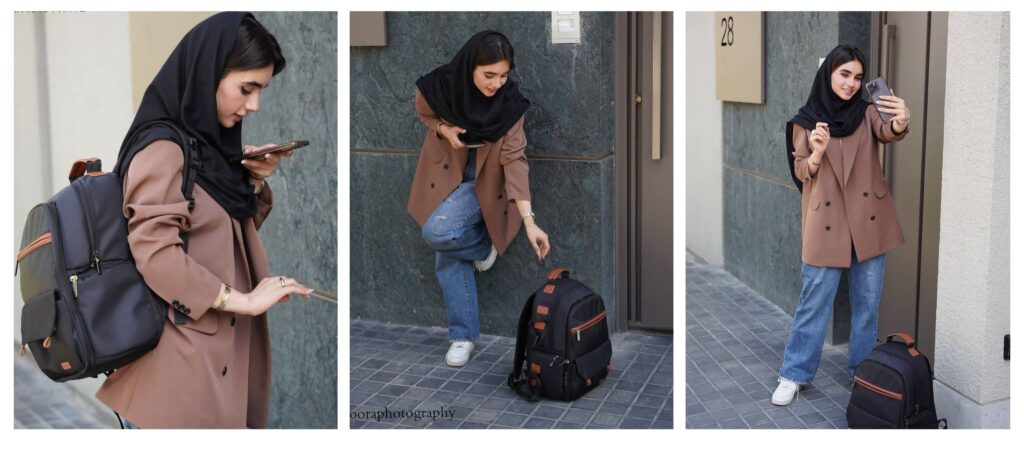 پالتو کوتاه شتری رنگ از استایل زمستانی دانشجویی