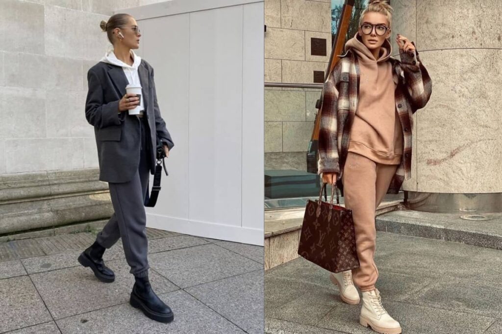 دو استایل متفاوت دخترانه با هودی بلیزر و شکت
