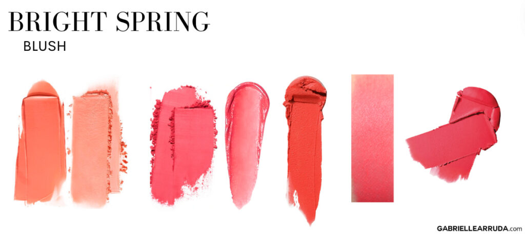 انواع رژها برای رنگ پوست گرم و درخشان فصلی پوستی بهاری درخشان