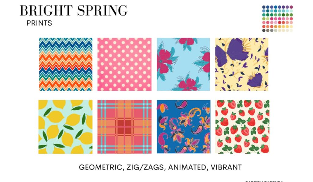 انواع پترن‌های مناسب و کاربردی برای رنگ پوست گرم از فصل پوستی بهاری درخشان