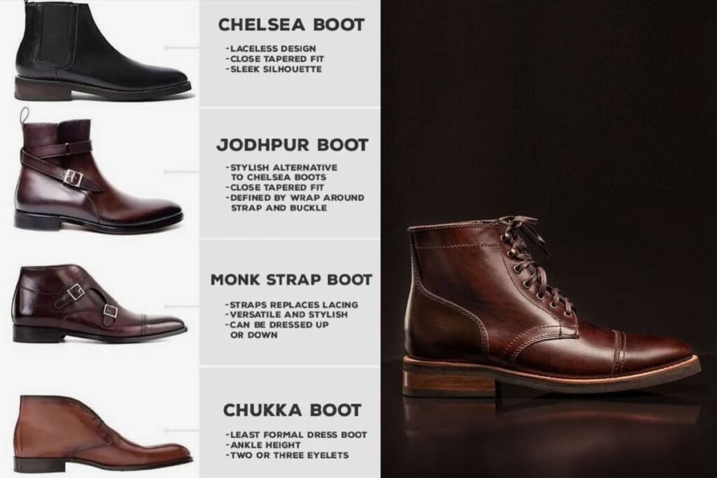 تصویر بوت و نام آن‌ها