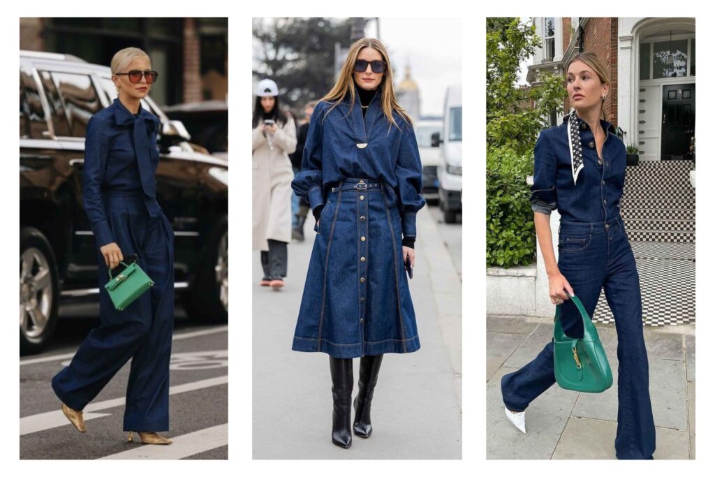 چند نمونه استایل جین در تابستان با ترکیبرنگی مونوکروم