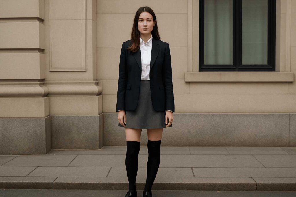 جوراب ساق بلند در استایل کلاسیک