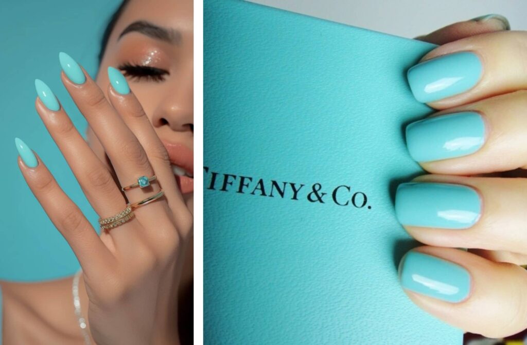 آبی تیفانی به‌عنوان رنگ لاک تابستانی