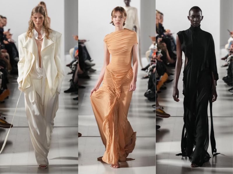 سه لوک از کالکشن Francesco Murano در هفته مد 2025 میلان