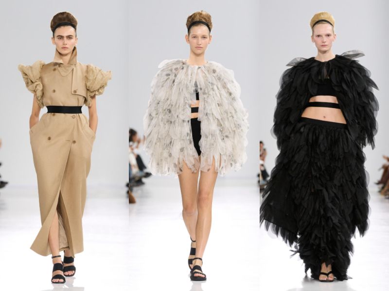 سه لوک از برند مکس مارا در هفته مد 2025 میلان