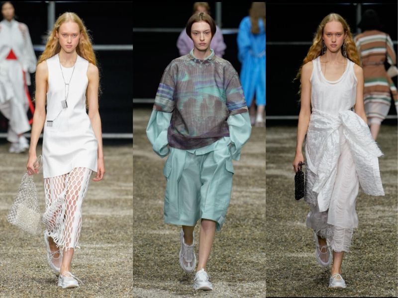 سه لوک از کالکشن Anteprima برای بهار و تابستان 2026 در هفته مد میلان