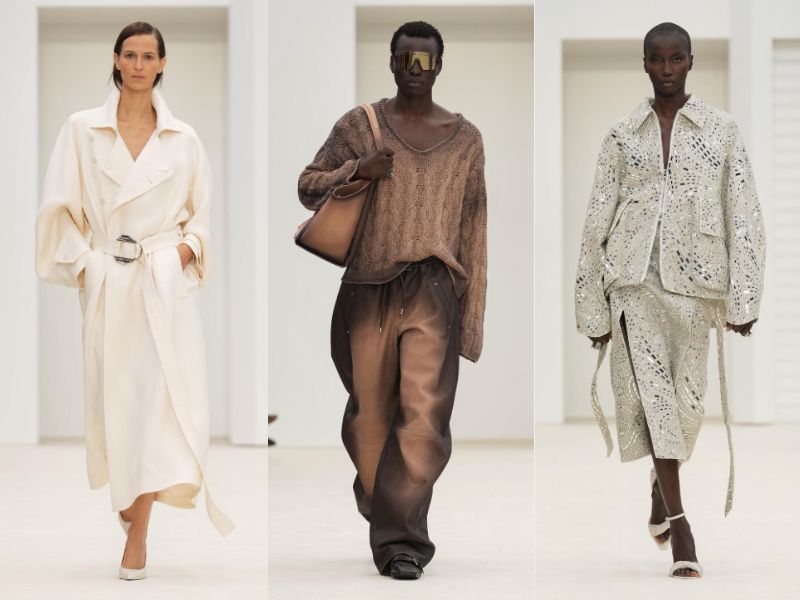 سه لوک از کالکشن برند فراری در هفته مد میلان ایتالیا 2025