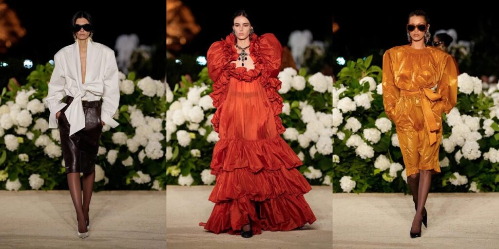 کالکشن ایو سن لوران در هفته مد پاریس 2025 بهار و تابستان ۲۰۲۶