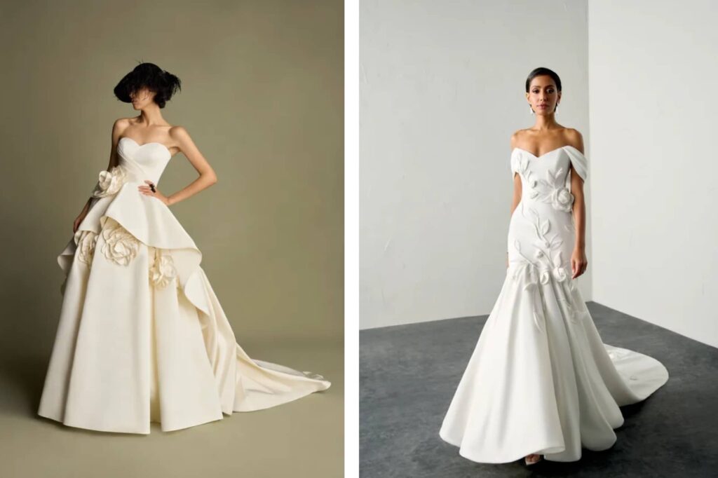 بافتهای نوآورانه در هفته مد لباس عروس