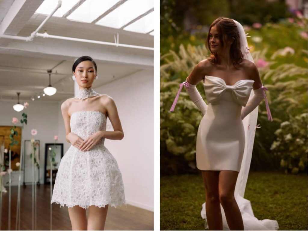 لباسهای شب و مهمانی در هفته مد لباس عروس