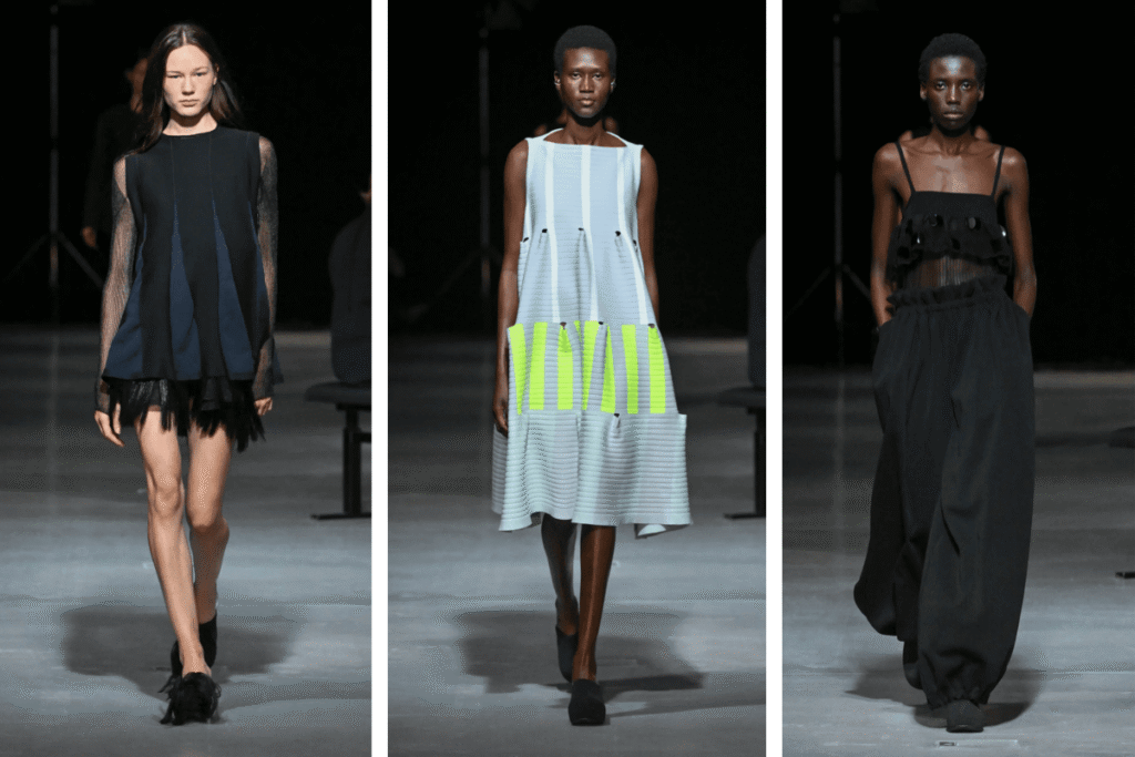 در حالت چهره و ژست مدل‌ها هیچ تلاشی برای تحت تأثیر قرار دادن مخاطب دیده نمی‌شود.