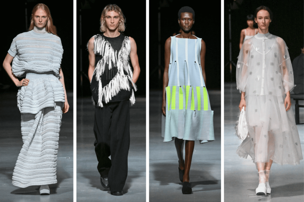 تمام عناصر در کالکشن ۲۰۲۶ CFCL قدرت «بودن» را به تصویر می‌کشد.