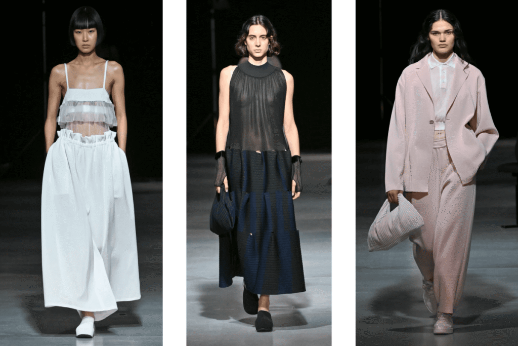 می‌توان هم‌زیستی و همراهی بدن و لباس را بر تن مدل‌ها دید.