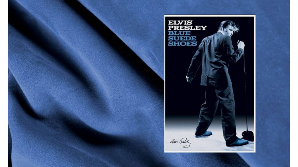 عکس کفش جیر آبی و الویس پرسیلی